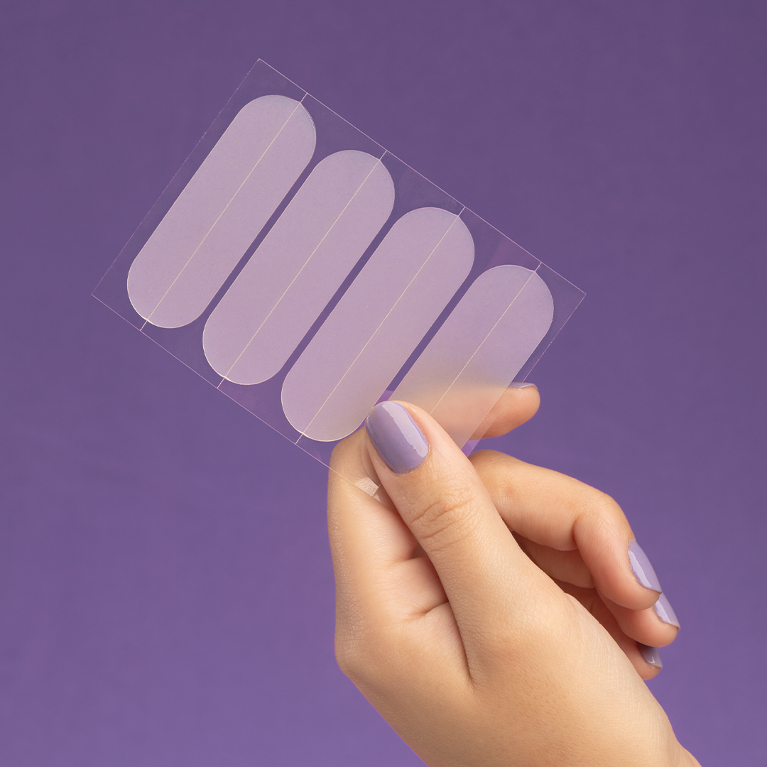 Adesivos Secativos Transparente Oval - 8 unidades