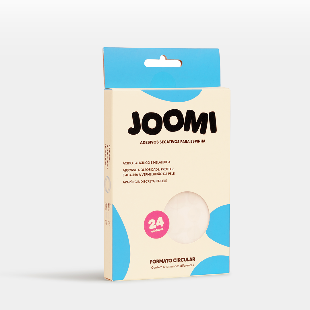 Adesivos Secativos Transparentes em Círculo - 24 unidades