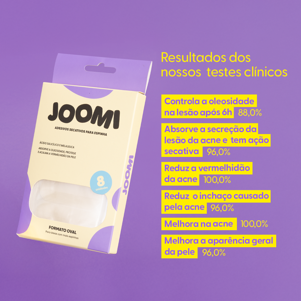 Adesivos Secativos Transparente Oval - 8 unidades