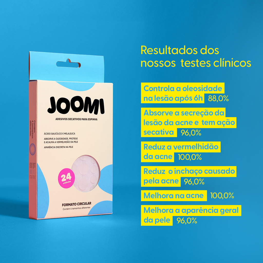 Adesivos Secativos Transparentes em Círculo - 24 unidades