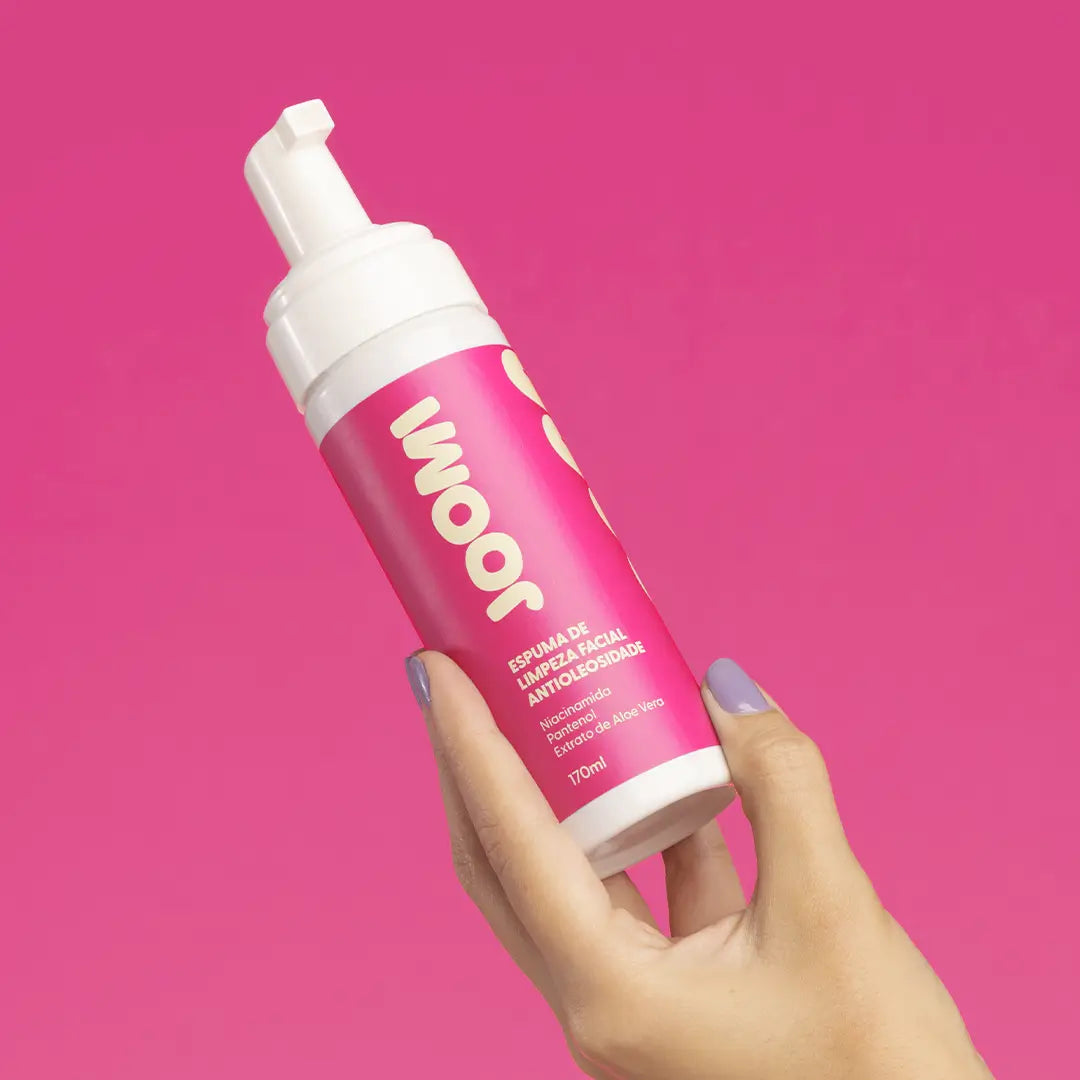 Espuma de Limpeza Facial Antioleosidade